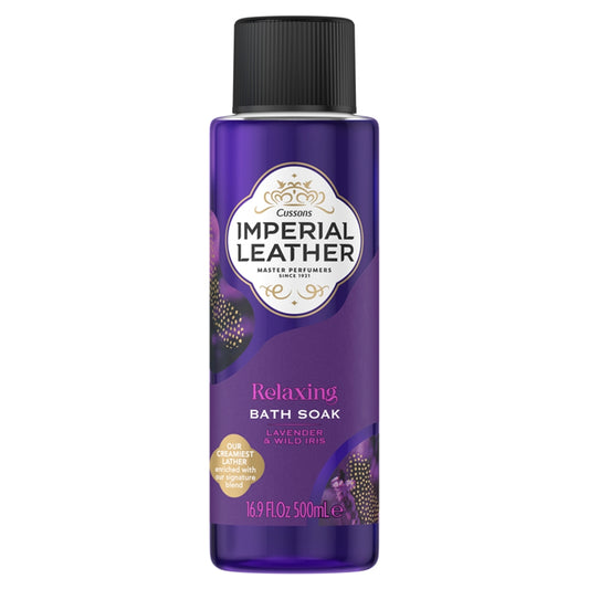 Buy Imperial Leather Bath Soak 500ml Relaxing Lavender Wild Iris online at Intamarque Wholesale – Trusted FMCG distributor