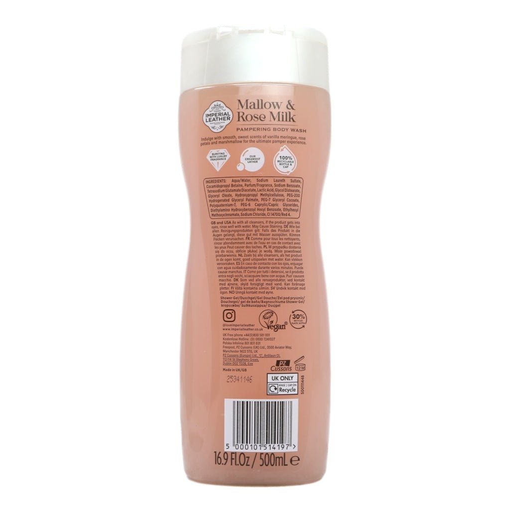 Imperial Leather Bodywash 500ml Mallow & Rose