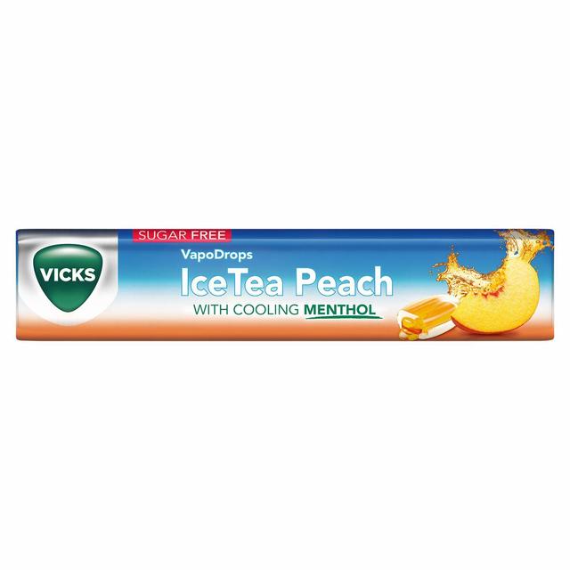 Vicks Vapodrops 42g Peach Ice Tea (MED)