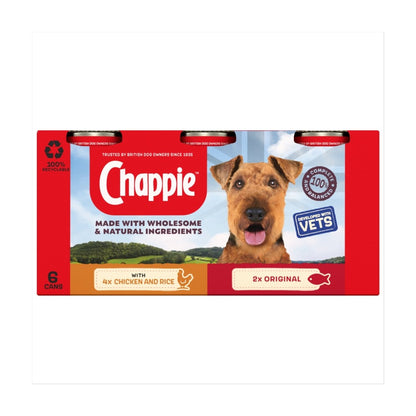 Chappie Dog Tins 6x412g Favourites