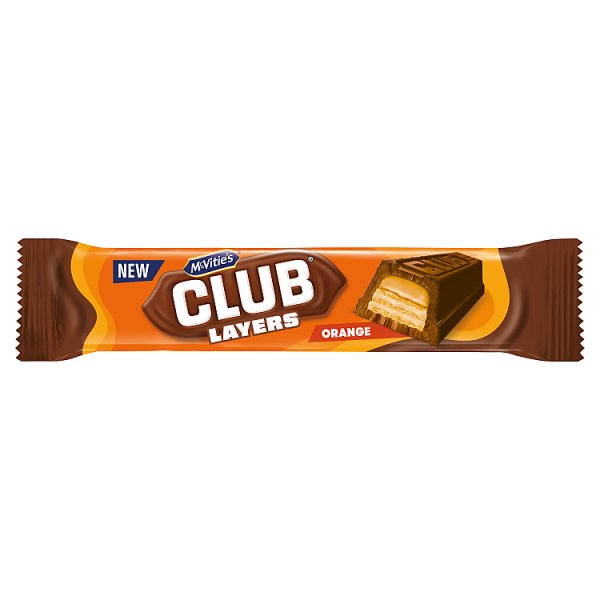 Mcvities Club Layers Orange Bar