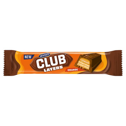 Mcvities Club Layers Orange Bar