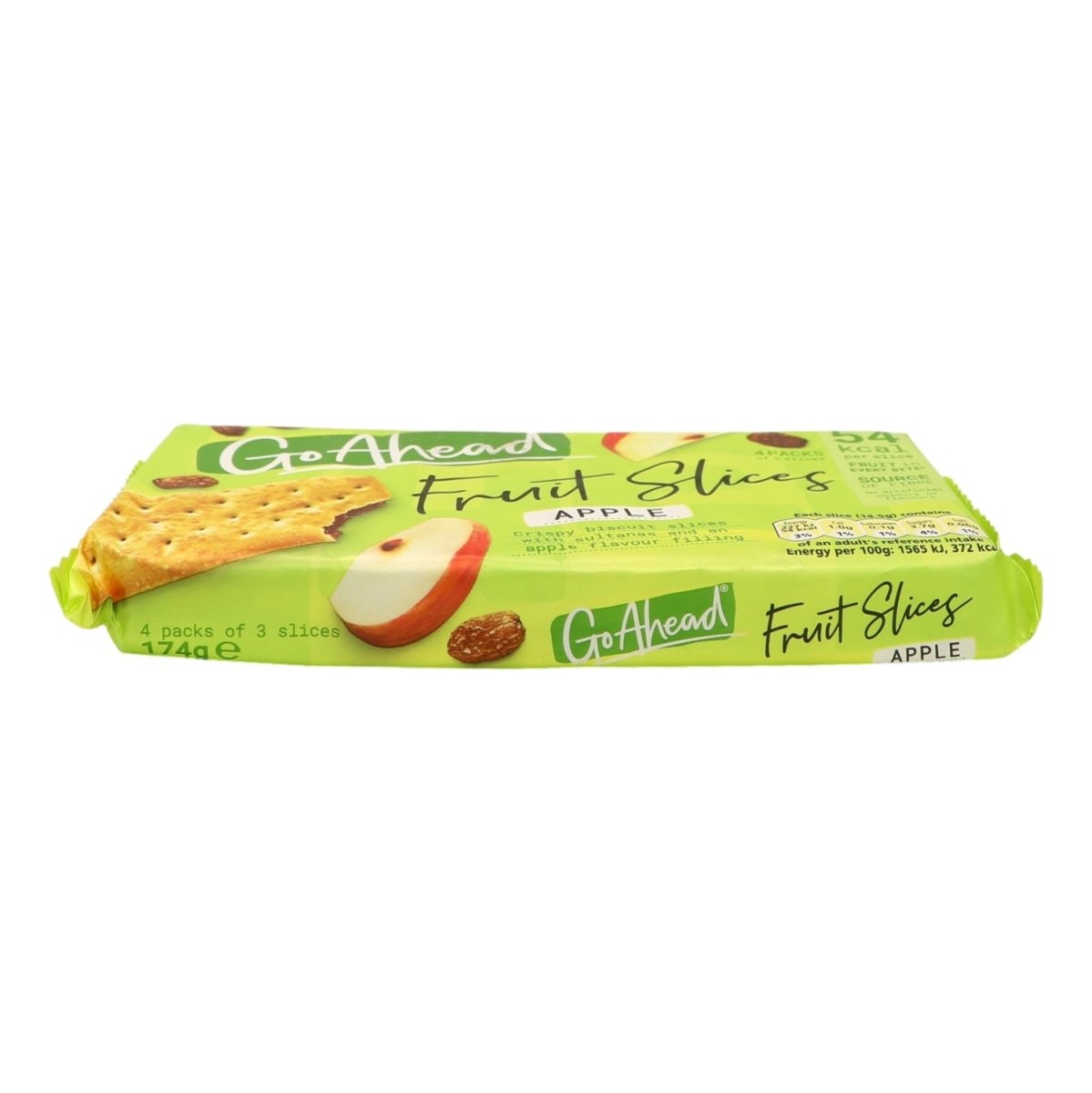 Go Ahead Apple Crispy Fruit Slices 4pk 22x4