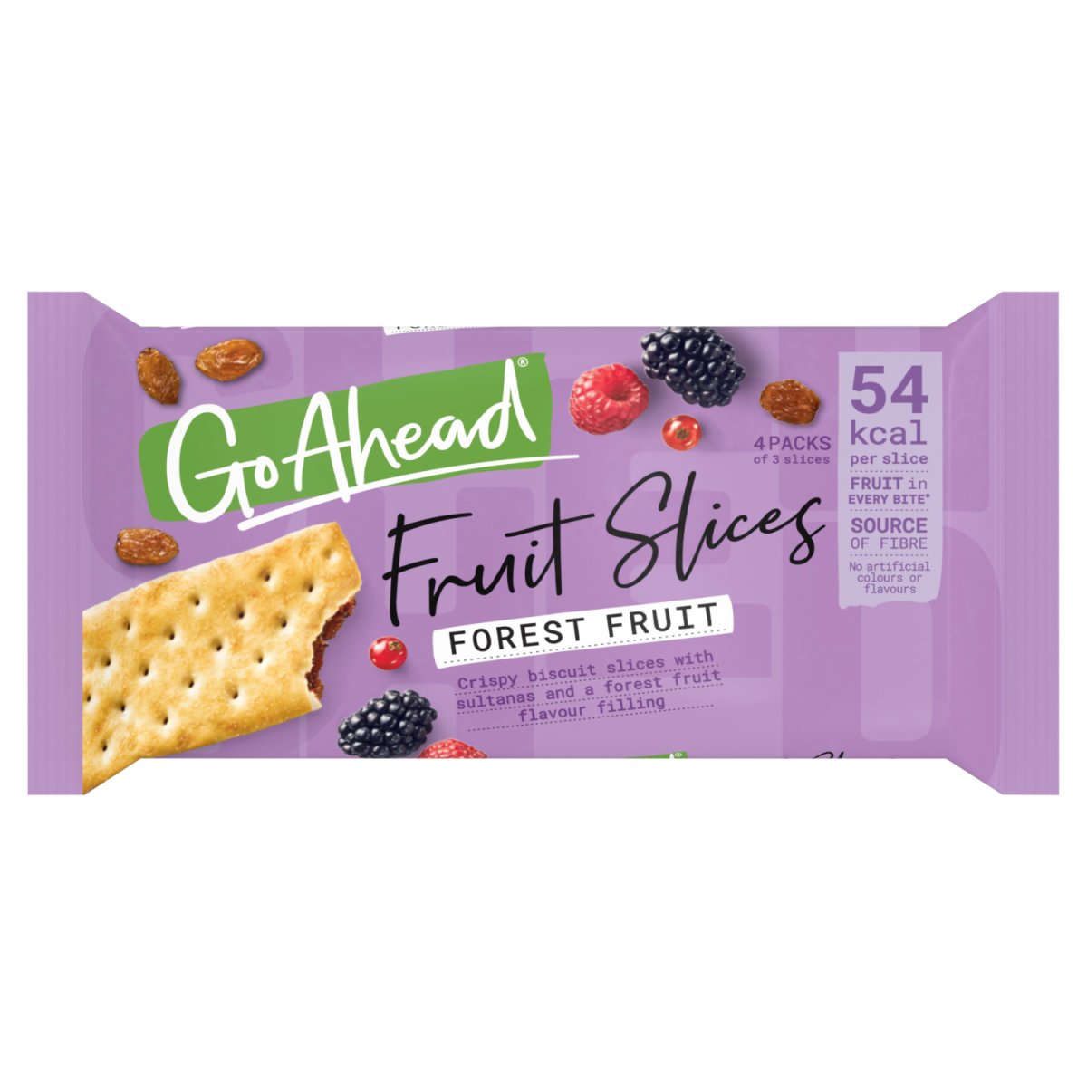 Go Ahead Forest Fruit Crispy Fruit Slices 4pk 22x4