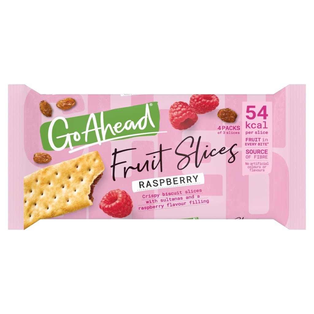 Go Ahead Raspberry Crispy Fruit Slices 4pk 22x4