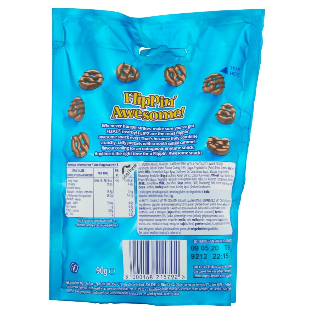 Flipz Salted Caramel Pretzels