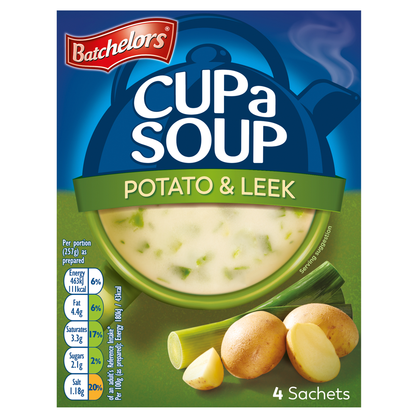 Buy Batchelors Cas Leek & Potato 4Pk online at Intamarque Wholesale – Trusted FMCG distributor