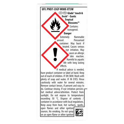 Glade Touch & Fresh Refill 10ml Tropical