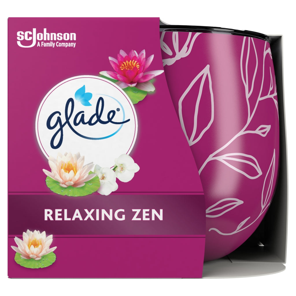 Buy Glade Candle 108g Relaxing Zen online at Intamarque Wholesale – Trusted FMCG distributor