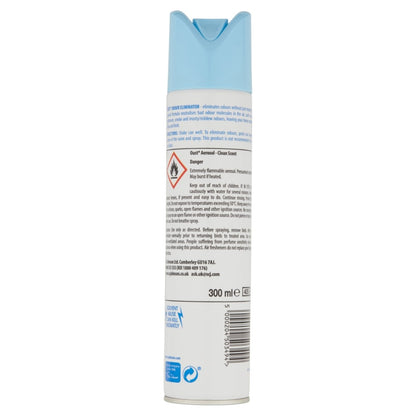 Oust Aerosol 300ml Clean Scent