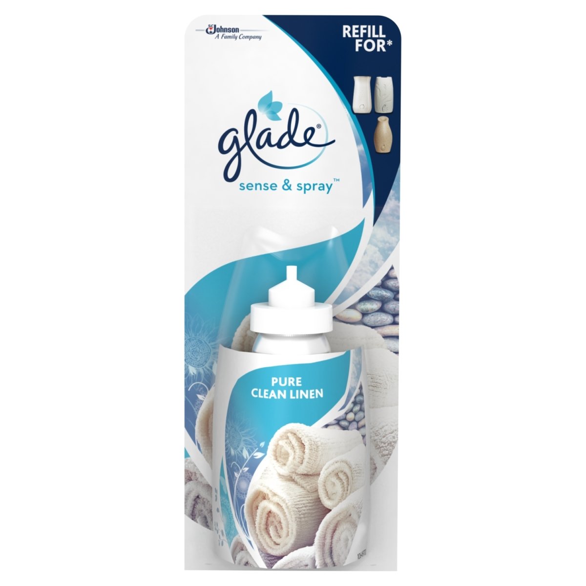 Buy Glade Sense And Spray Refill Clean Linen online at Intamarque Wholesale – Trusted FMCG distributor
