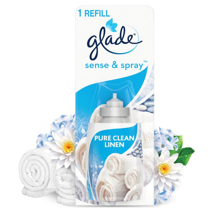 Glade Sense & Spray Holder 18ml Clean Linen