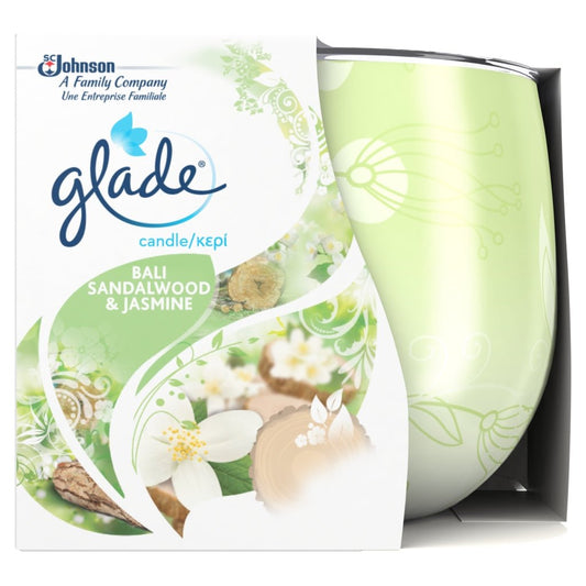 Buy Glade Candle 120g Bali Sandalwood & Jasmine online at Intamarque Wholesale – Trusted FMCG distributor