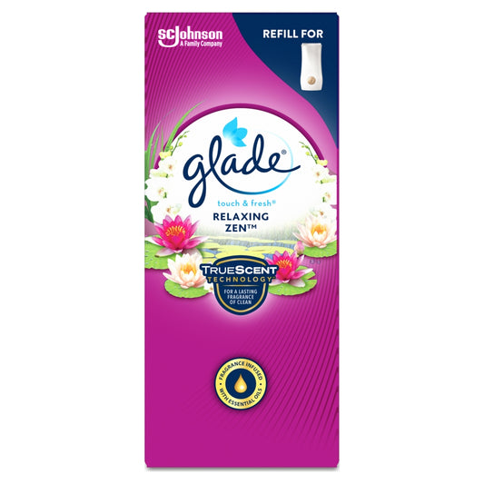 Buy Glade Touch N Fresh Refill Relaxing Zen 10ml online at Intamarque Wholesale – Trusted FMCG distributor