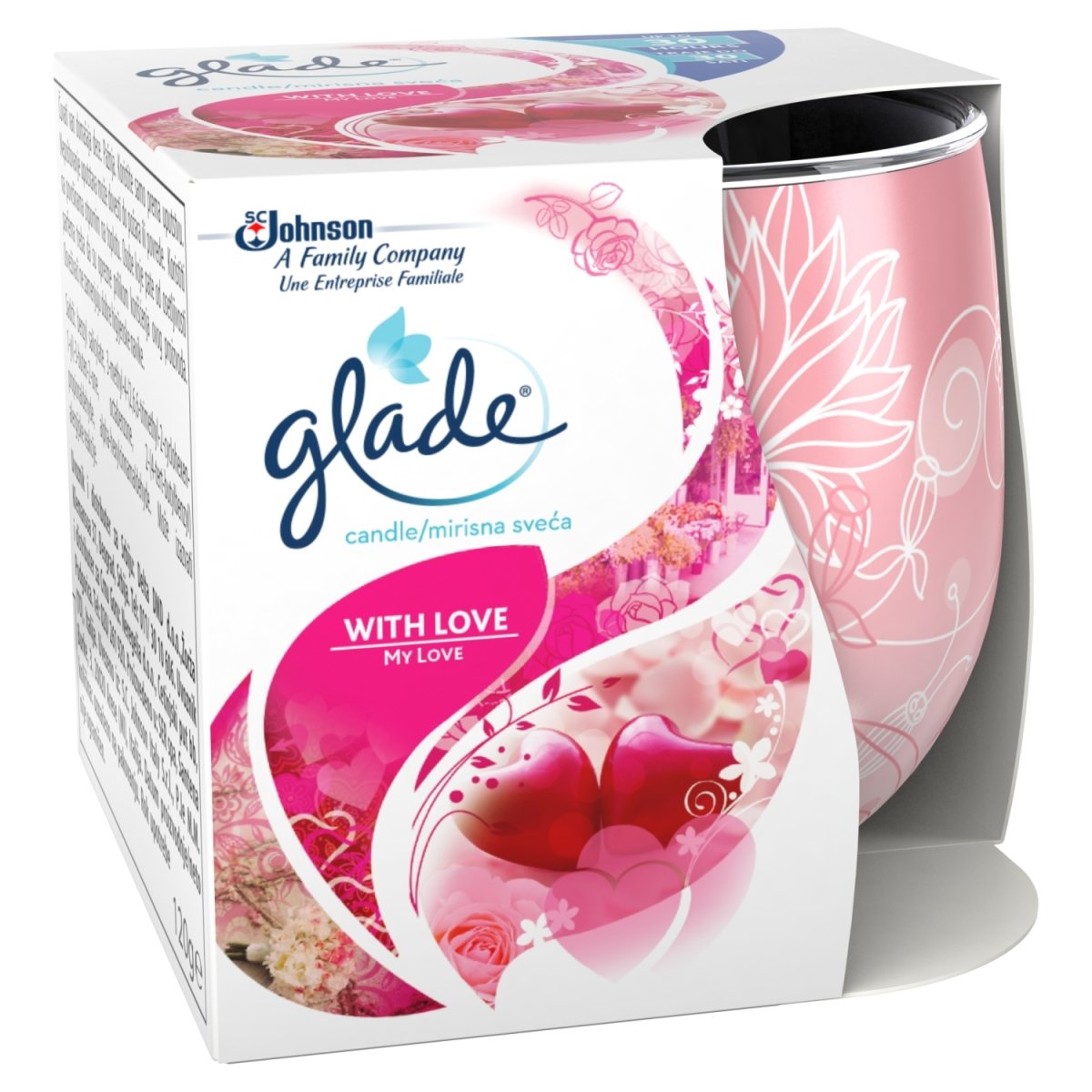 Glade Candle 120g With Love