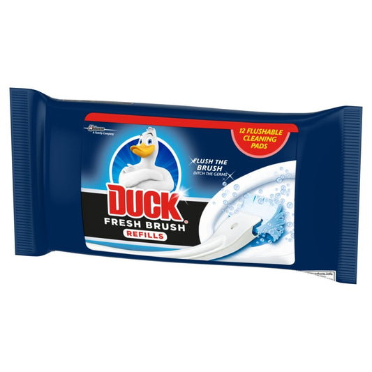 Toilet Duck Fresh Brush Refill- Flushable Clean Pads