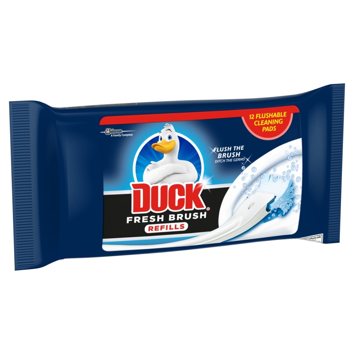 Toilet Duck Fresh Brush Refill- Flushable Clean Pads