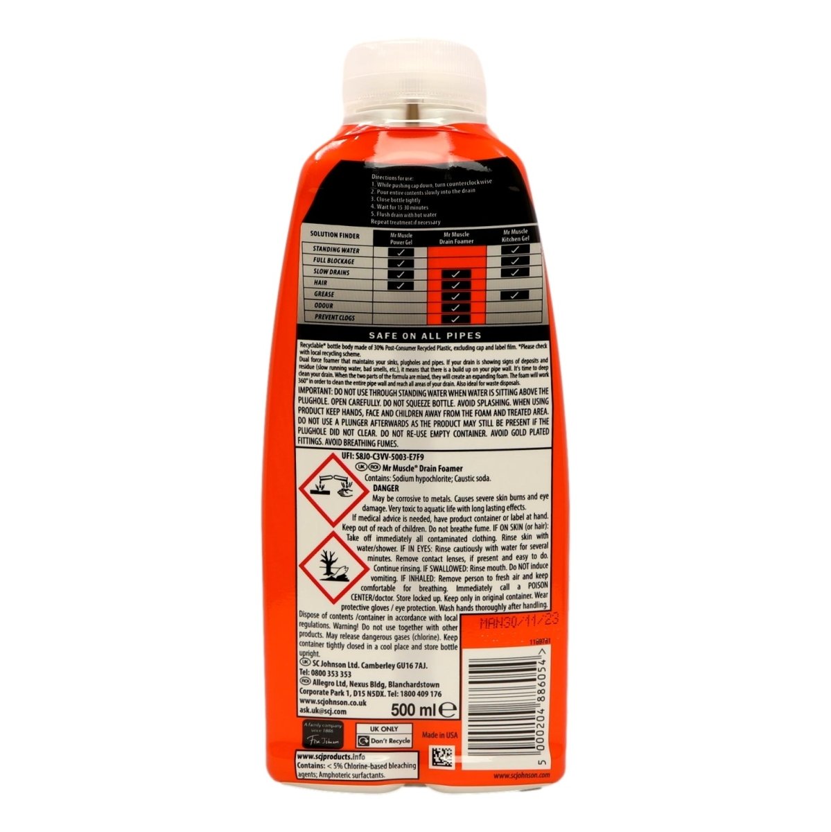 Mr Muscle Odour Eliminating 500ml Foamer Liquid