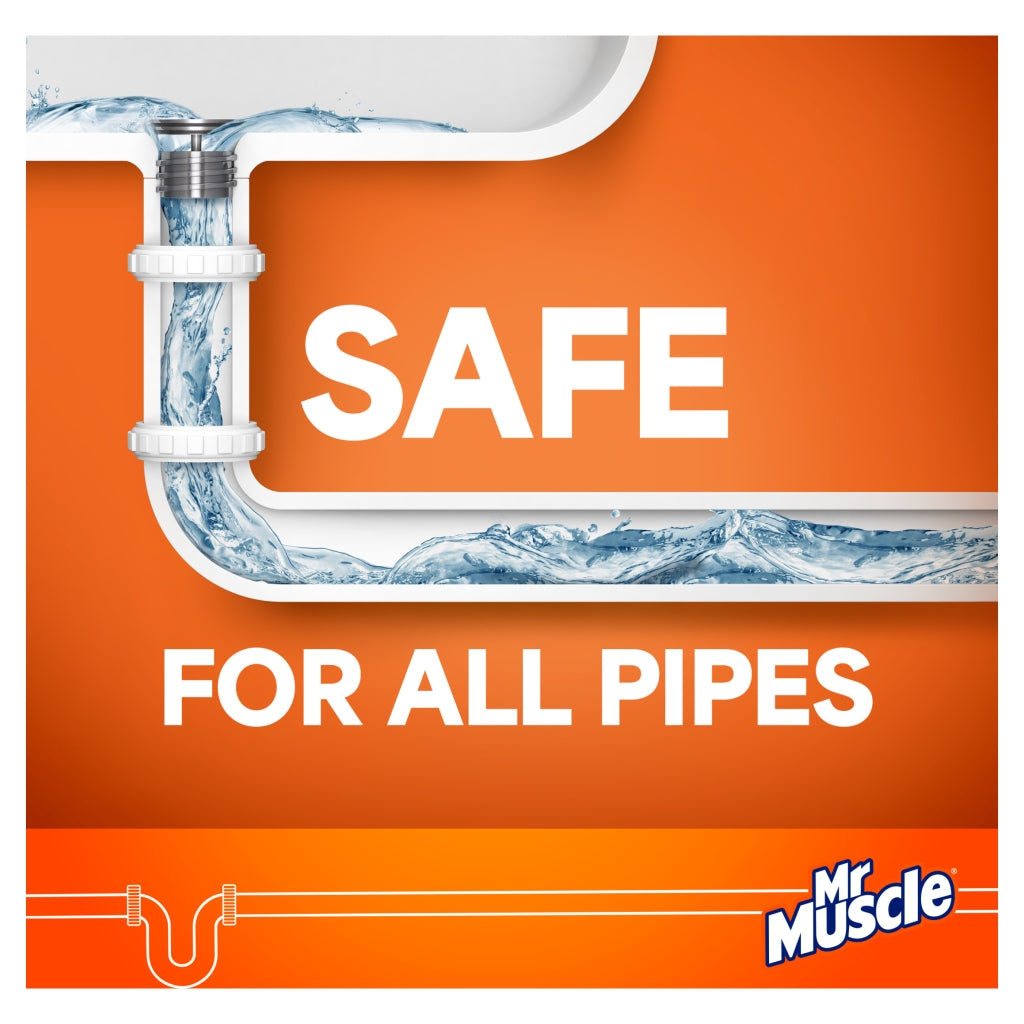 Mr Muscle 500ml Kitchen & Bathroom Drain Gel