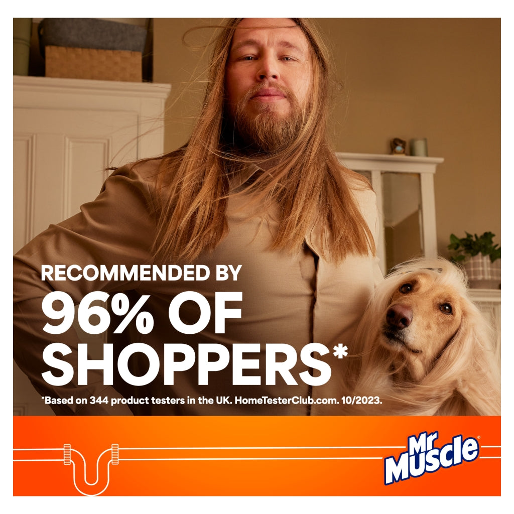 Mr Muscle 500ml Kitchen & Bathroom Drain Gel