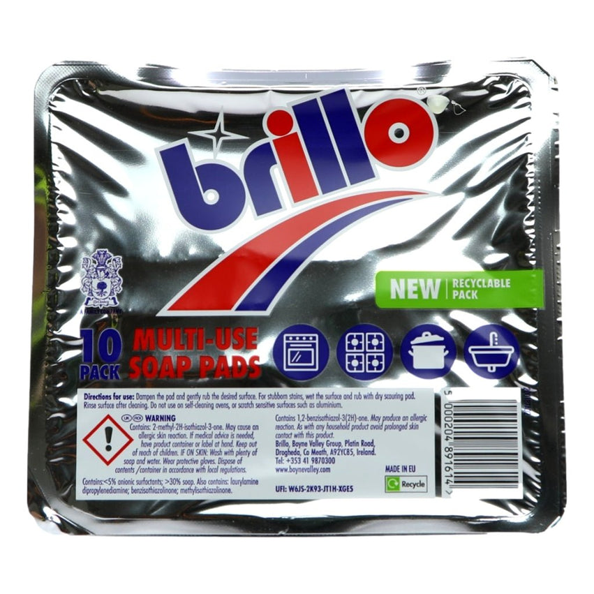 Brillo Soap Pads 10s Punnet