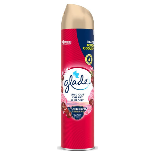 Buy Glade True Scent Aerosol 300ml Peony and Cherry online at Intamarque Wholesale – Trusted FMCG distributor