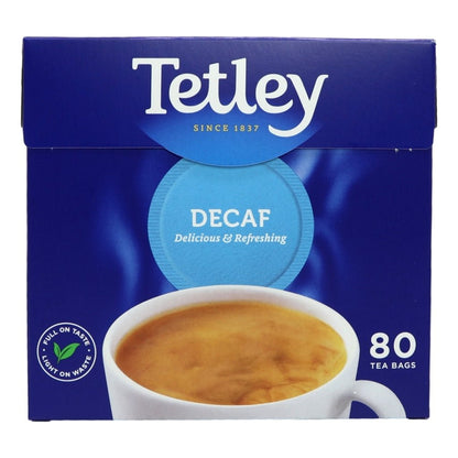 Tetley Decaf 80 Tea Bags 250g