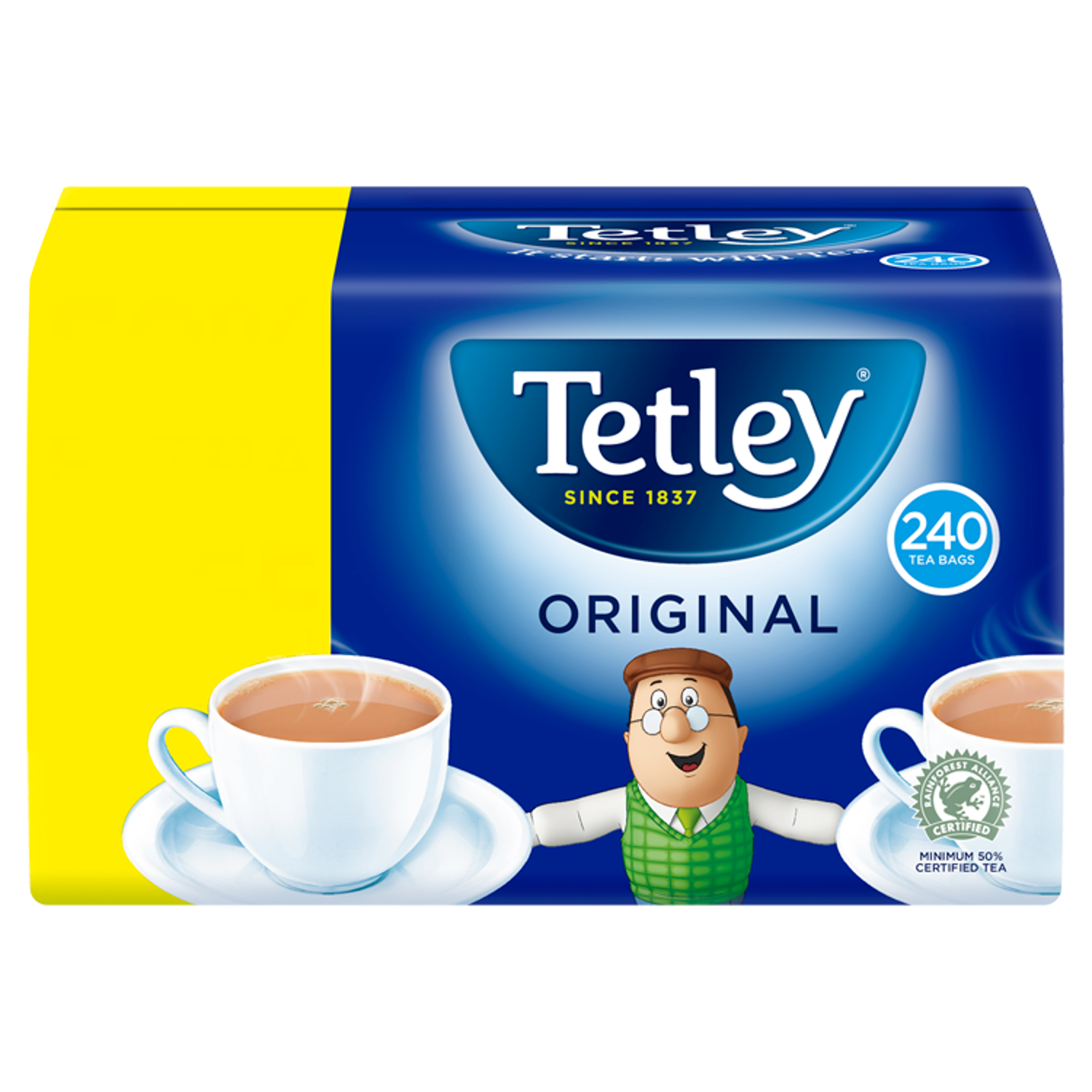 Buy Tetley Teabags 160S+50% Extra Free online at Intamarque Wholesale – Trusted FMCG distributor