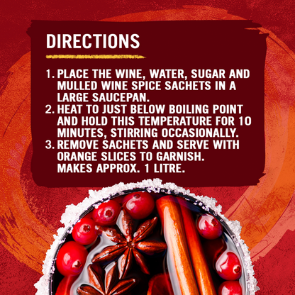 Schwartz 6 Mulled Wine Spice 18g