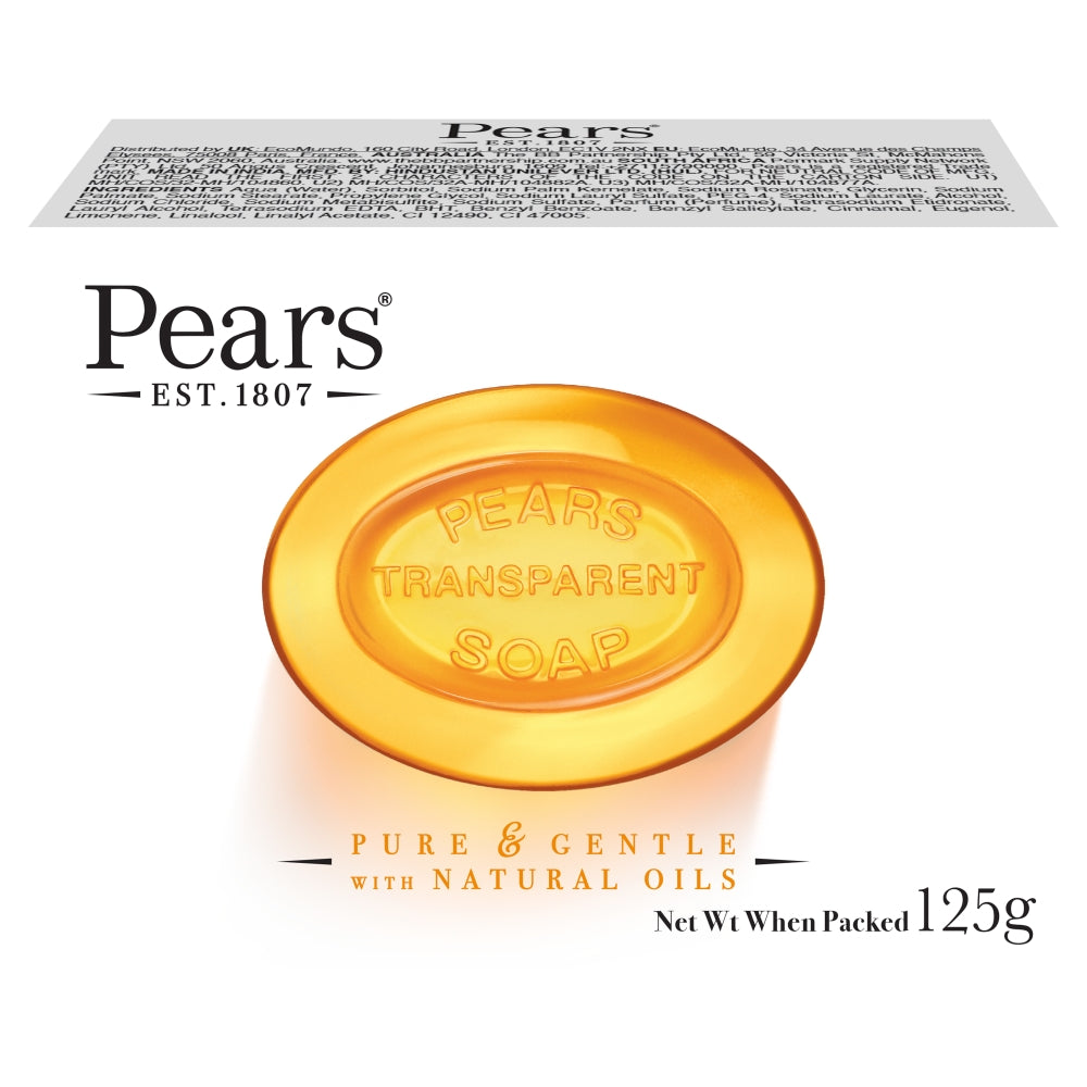 Pears Soap Transparent 125g Amber (6x12)