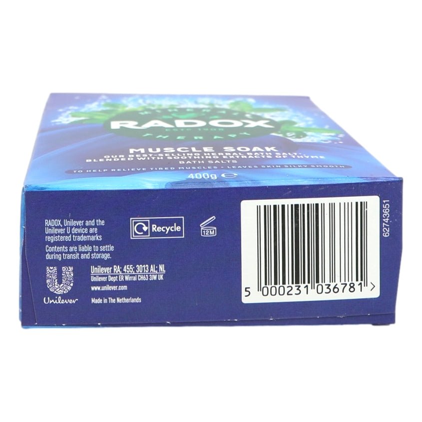 Radox Salts 400g Muscle Soak - Intamarque - Wholesale 5000231036781