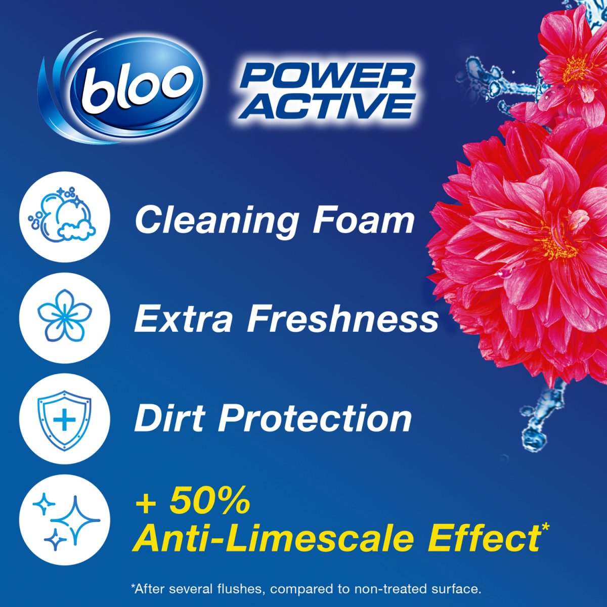 Bloo Power Active Fragrance Boost Flowers 50g - Intamarque - Wholesale 5000325048010