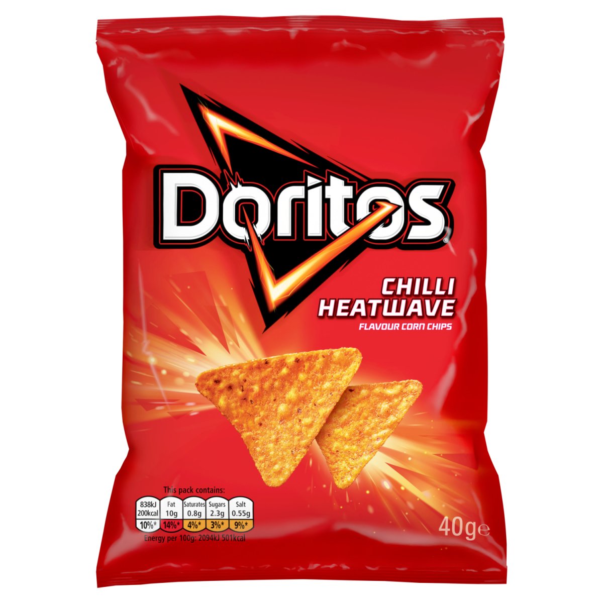 Doritos Chilli Heatwave 40G - Intamarque - Wholesale 5000328493435