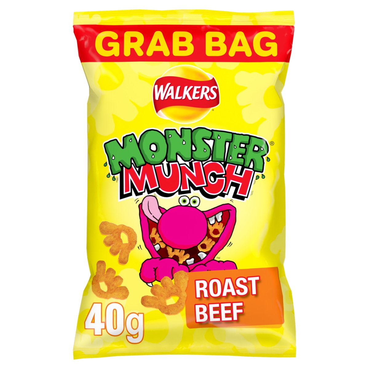 Monster Munch Roast Beef 40G - Intamarque - Wholesale 5000328530215