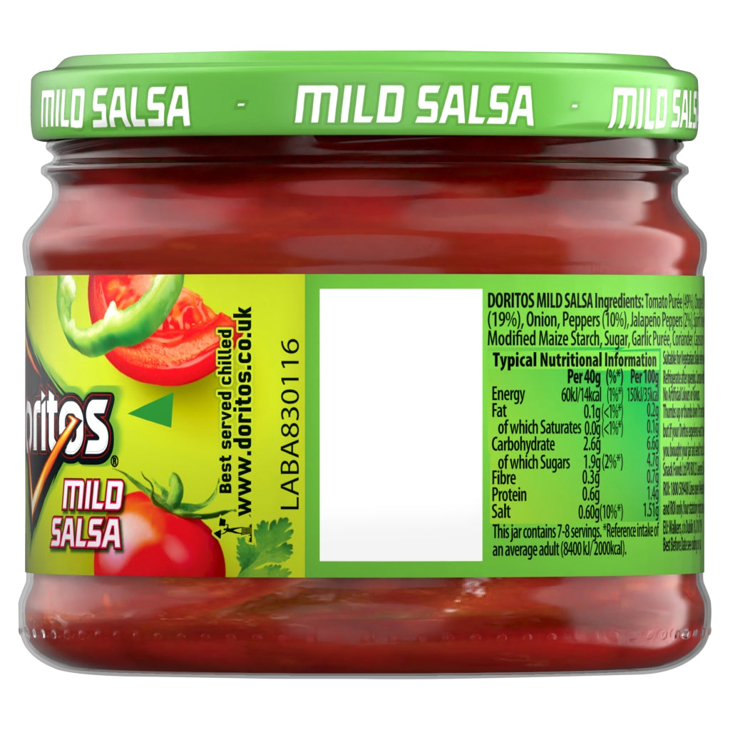 Doritos Dip 300g Mild Salsa