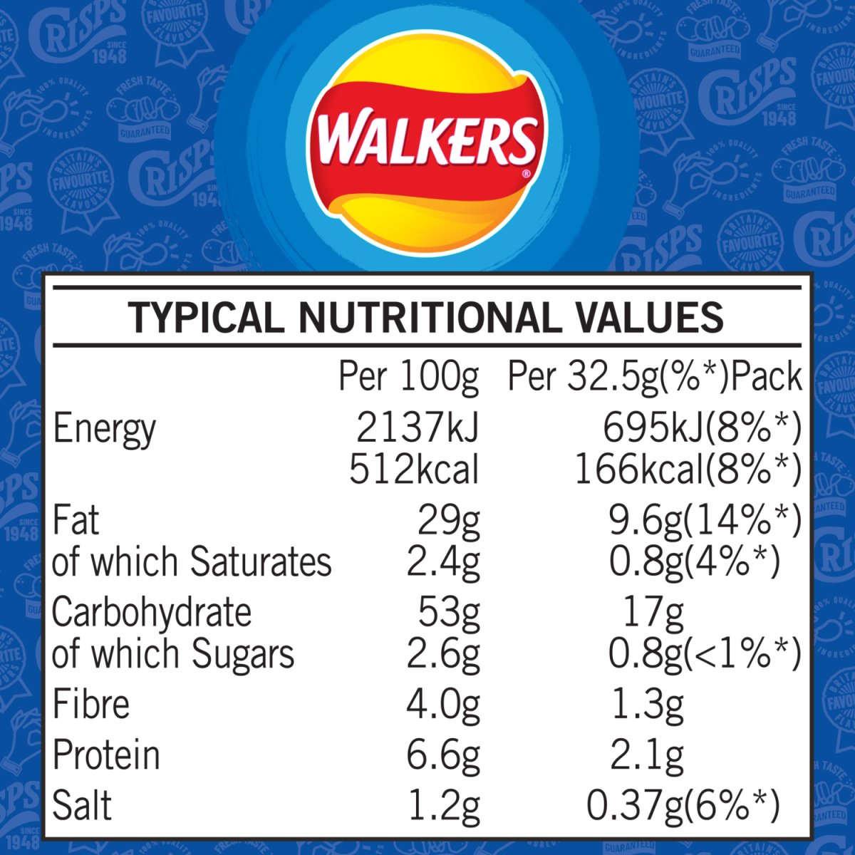 Walkers Cheese & Onion 32.5G - Intamarque - Wholesale 5000328698823