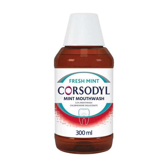 Corsodyl Mouthwash 300ml Mint (MED)