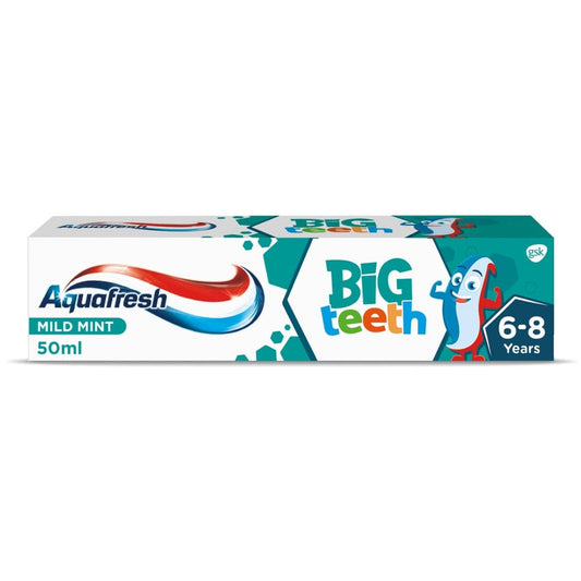 Aquafresh Kids Toothpaste 50ml Big Teeth 6 Years +