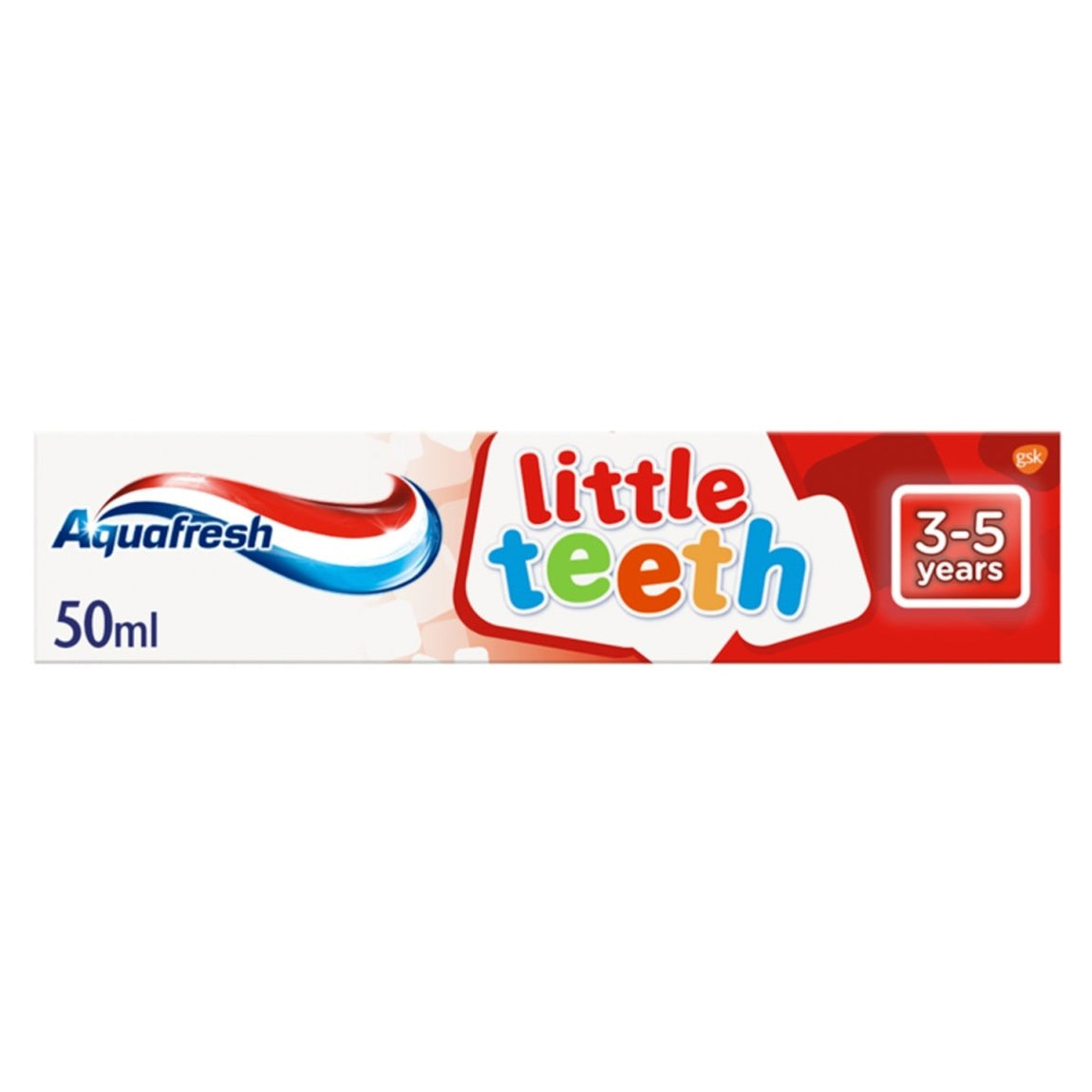 Aquafresh Kids Toothpaste 50ml Little Teeth 3-5 Years