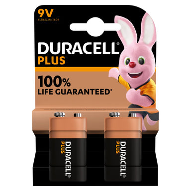 Duracell Plus 9v Battery 2 Pack - Intamarque - Wholesale 5000394142268