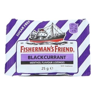 Fisherman's Friend Lozenges 25g Blackcurrant