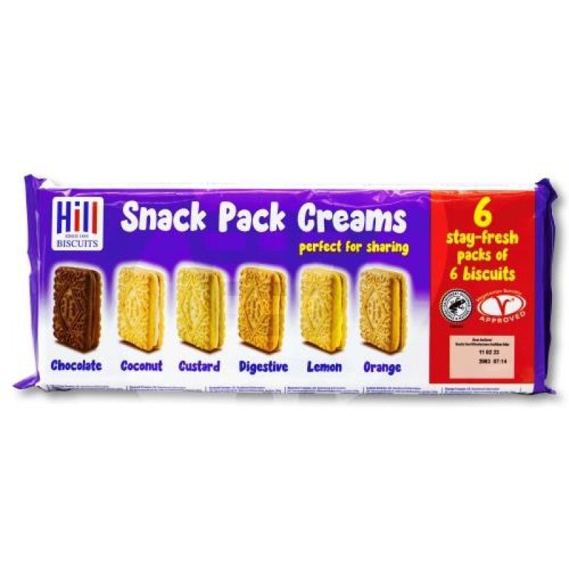 Hill Snack Pack Creams 16x450g