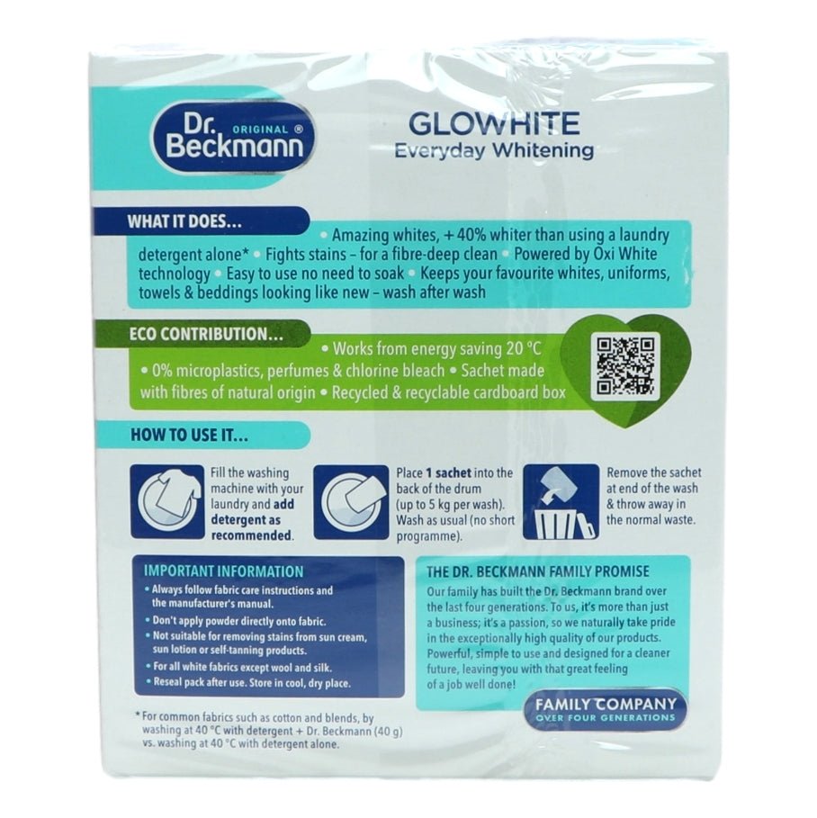 Dr Beckmann Glo White 5x40gm - Intamarque - Wholesale 5010287445000