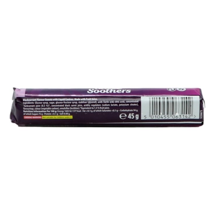 Halls Soothers Blackcurrant 45g - Intamarque - Wholesale 5010455063142