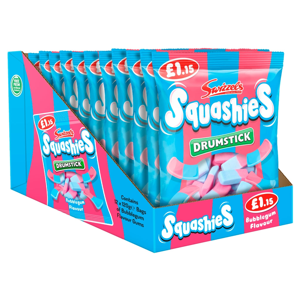 Swizzels Squashies 120g Bubblegum PMP £1.15
