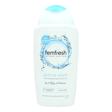 Femfresh Ultimate Care 250ml Active Wash - Intamarque - Wholesale 5010724525944