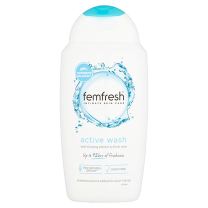 Buy Femfresh 250ml Ultimate Care Active Wash online at Intamarque Wholesale – Trusted FMCG distributor