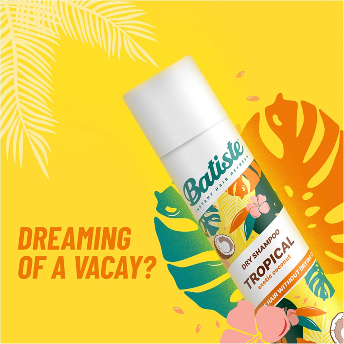 Batiste Dry Shampoo 200ml Tropical