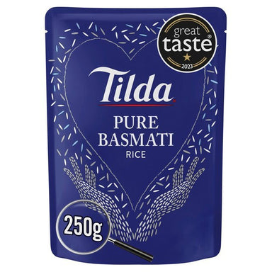 Tilda Steamed Pure Basmati Rice 250g - Intamarque - Wholesale 5011157888101