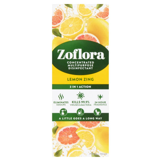 Zoflora Disinfectant Lemon Zing 120ml - Intamarque - Wholesale 5011309055016